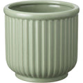Ambbe Ribbed Ceramic Planter Sage 6 in